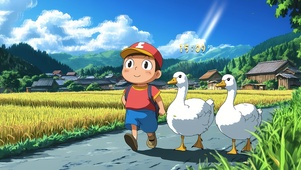 乡间快乐童年鸭