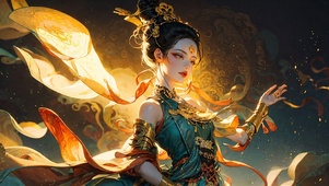 敦煌飞天玄女