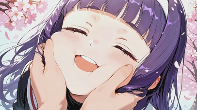 揉脸系列——知世真可爱