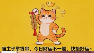 可爱猫咪桌面主题