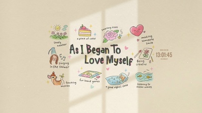 当我开始爱自己时