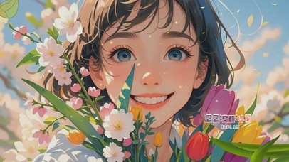 温柔治愈插画女孩