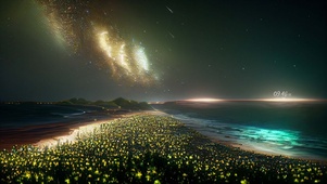 海边夜空
