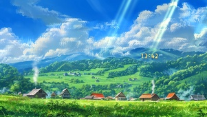 4K唯美治愈乡村田野风景