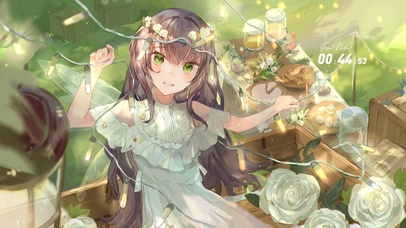 4K 萤火之森，精灵女孩