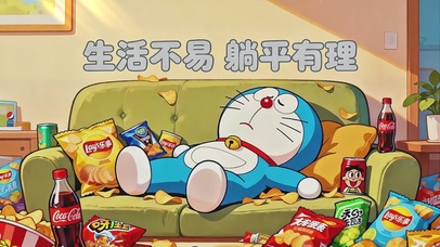 躺平的哆啦A梦