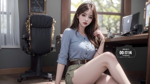 4K办公室纯欲秘书