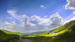 4K唯美治愈护眼山景