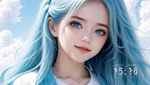 可爱 元气少女
