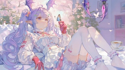 白丝洛丽塔少女-狮蝎