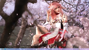 原神八重神子樱花树
