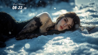 气质如同静谧的湖面