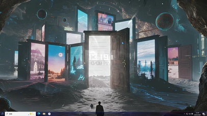 虚空里通往异世界的传送门