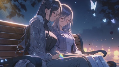 【4K】动态，双胞胎姐妹