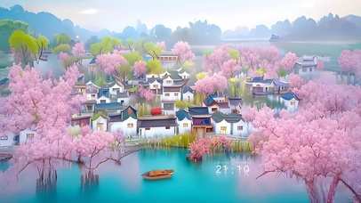 春暖花开 碧绿逢春