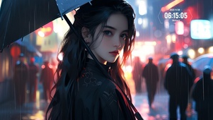 雨中回首