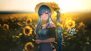 可爱阳光女孩