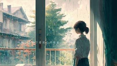 有时，外面下着雨心是晴天