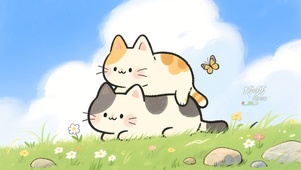 可爱萌萌猫咪