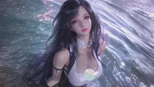 水中女孩