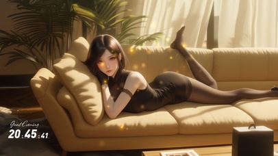 她的容颜如同盛开的玫瑰