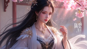 落花红颜
