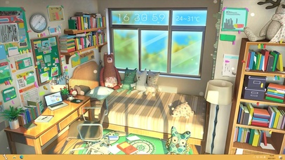 温馨治愈房间主题