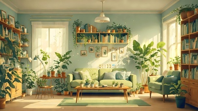 小清新治愈房间