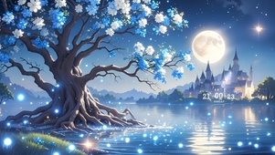 夜色小镇