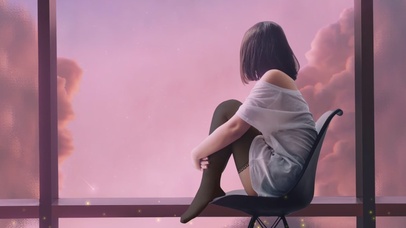 等待夜空的女孩