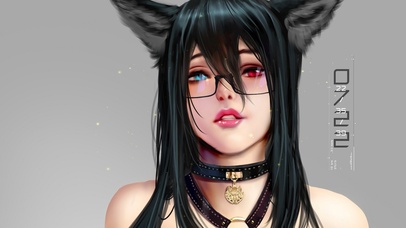 4k 唯美知性妖狐御姐