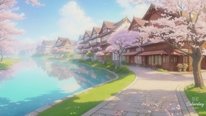 樱花小镇