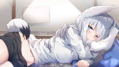 可爱猫耳朵女孩