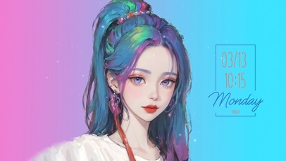 高马尾可爱女孩