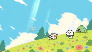 去草地露营