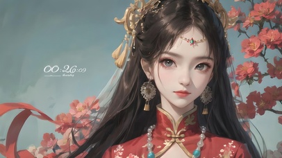 4K唯美古风汉服公主