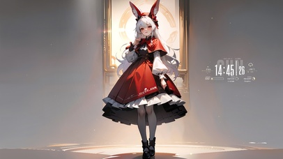 4k可爱兔子萝莉