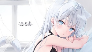 4K清纯可爱猫耳少女