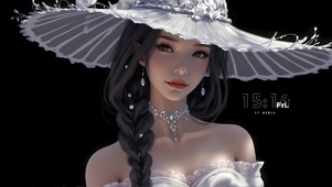 唯美的少女
