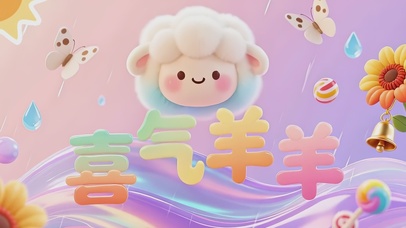 羊羊的糖果色派对