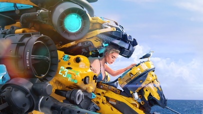 机甲 美女驾驶员