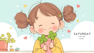 四叶草小女孩