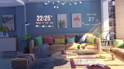 夏日舒适阳光客厅