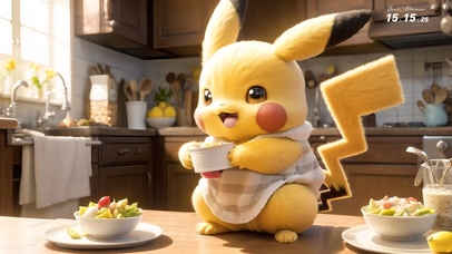 皮卡丘做饭