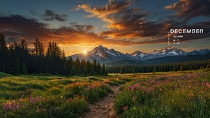 山野夕阳