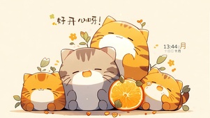 开心橘子猫