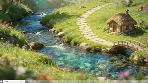 秘境溪径-桌面主题