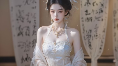 迷人古韵国风美女