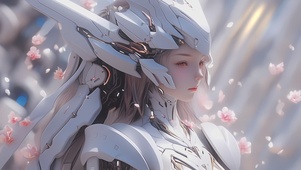 4K-机甲少女，唯美机械姬高达