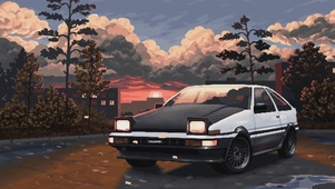 Toyota藤原文字d